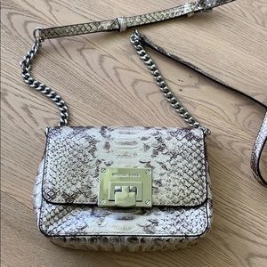 Michael Kors Metallic Snake Print Bag NWOT